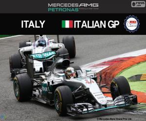 Puzle Lewis Hamilton, G.P Itálie 2016