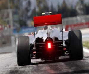 Puzle Lewis Hamilton - McLaren - Barcelona 2010
