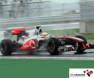 Puzle Lewis Hamilton - McLaren - Korea 2010 (2 utajovaných º)