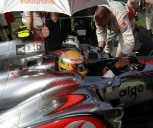 Puzle Lewis Hamilton - McLaren - Monza 2010