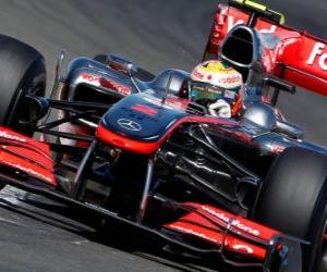 Puzle Lewis Hamilton - McLaren - Silverstone 2010