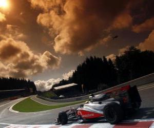 Puzle Lewis Hamilton - McLaren - Spa-Francorchamps 2010