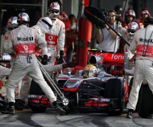 Puzle Lewis Hamilton - McLaren - Suzuka 2010