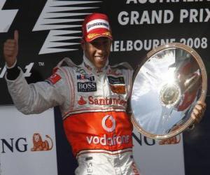 Puzle Lewis Hamilton na stupních vítězů