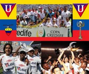 Puzle Liga Deportiva Universitaria de Quito vítěz 2010 (Ekvádor)