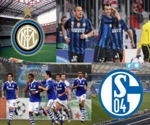 Puzle Liga mistrů - Liga mistrů UEFA čtvrtiny-finále 2010-11, FC Internazionale Milano - FC Schalke 04
