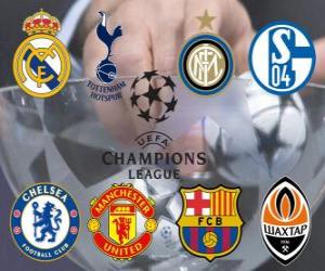 Puzle Liga mistrů - Liga mistrů UEFA 2010-11 čtvrt-finále