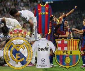 Puzle Liga mistrů - Liga mistrů UEFA semi-final 2010-11, Real Madrid - FC Barcelona