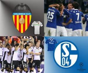 Puzle Liga mistrů UEFA osmé finále 2010-11, Valencia CF - FC Schalke 04