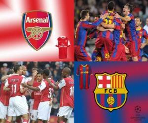 Puzle Liga mistrů UEFA osmé finále 2010-11, Arsenal FC - FC Barcelona
