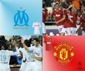 Puzle Liga mistrů UEFA osmé finále 2010-11, Olympique de Marseille - Manchester United