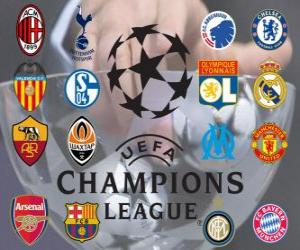 Puzle Liga mistrů UEFA osmé finále 2010-11