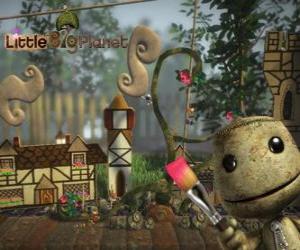 Puzle LittleBigPlanet, video hry, kde postavy jsou panenky zvané Sackboys nebo Sackgirls