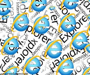 Puzle Logo aplikace Internet Explorer