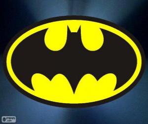 Puzle Logo Batman, netopýr