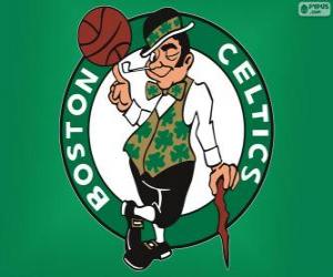 Puzle Logo Boston Celtics, NBA tým. Atlantická Divize, Východní konference