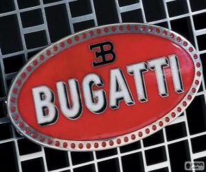 Puzle Logo Bugatti, francouzské značky italského původu