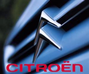 Puzle Logo Citroën, francouzské značky auta