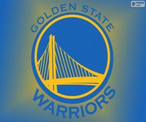 Puzle Logo Golden State Warriors, NBA tým. Pacifická Divize, Západní konference