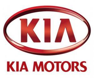 Puzle Logo KIA Motors, jihokorejský výrobce automobilů