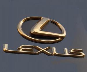 Puzle Logo Lexus, japonská značka špičkových vozů