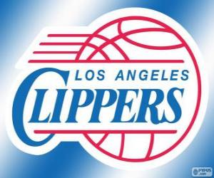 Puzle Logo Los Angeles Clippers, tým NBA. Pacifická Divize, Západní konference