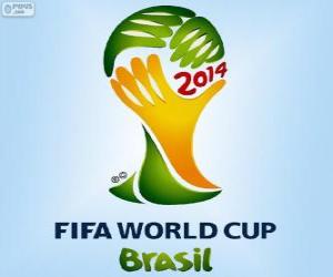 Puzle Logo Mistrovství světa ve fotbale 2014 v Brazílii