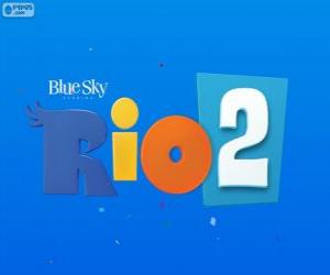 Puzle Logo Rio 2 filmu