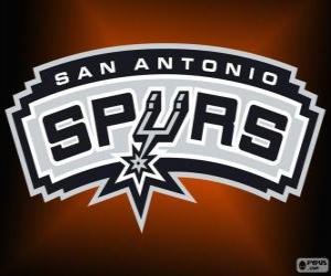 Puzle Logo San Antonio Spurs, NBA tým. Jihozápadní Divize, Západní konference