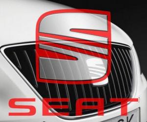 Puzle Logo SEAT, automobilka ze Španělska