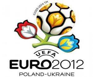 Puzle Logo UEFA Euro 2012 Polsko - Ukrajina