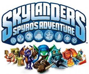 Puzle Logo videohry od Spyro drak, Skylanders: Spyro dobrodružství