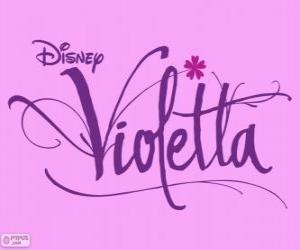 Puzle Logo Violetta, seriálu Disney Channel