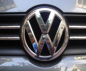 Puzle Logo Volkswagen, německý vůz značky