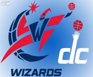 Puzle Logo Washington Wizards, NBA tým. Jihovýchodní Divize, Východní konference