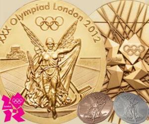 Puzle London 2012 medaile