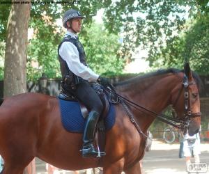 Puzle Londýnské policie na koních