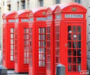 Puzle Londýnské telefonní budky