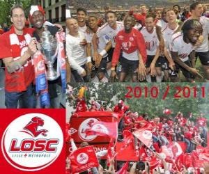 Puzle LOSC Lille, mistr francouzské fotbalové ligy, Ligue 1 2010-2011