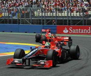 Puzle Lucas di Grassi - Panna - Valencia 2010