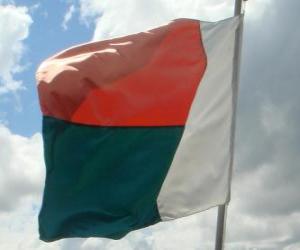 Puzle Madagaskarská vlajka