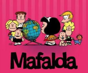 Puzle Mafalda a přátelé