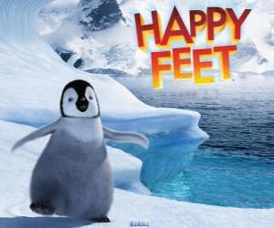 Puzle Malý tučňák císařský, protagonista Happy Feet