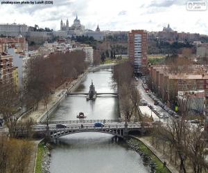 Puzle Manzanares řeka, Madrid