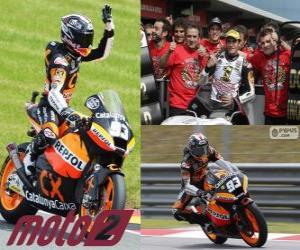 Puzle Marc Márquez, mistr světa 2012 Moto2