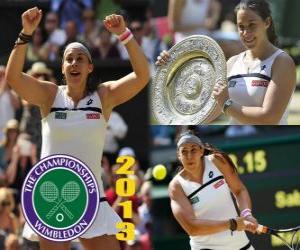 Puzle Marion Bartoliová vítěz Wimbledonu 2013