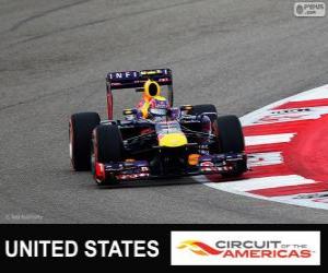 Puzle Mark Webber - Red Bull - 2013 Grand Prix USA, 3. utajované