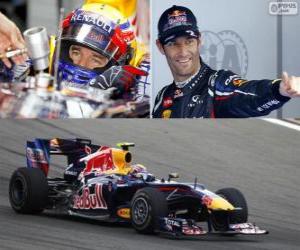 Puzle Mark Webber - Red Bull - Grand Prix korejské z jihu 2012, klasifikované 2.