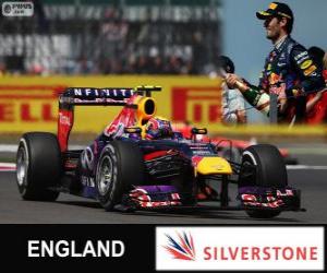Puzle Mark Webber - Red Bull - Grand Prix Velké Británie 2013, svírající klasifikované