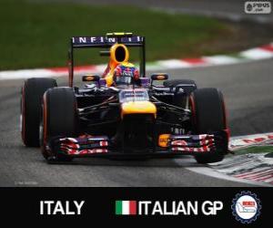 Puzle Mark Webber - Red Bull - Grand Prix Itálie 2013, 3 klasifikované
